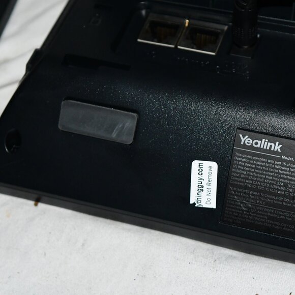 Yealink SIP-T58A VoIP IP Office Phone Telephone Very Clean With Plug 516c2 - Picture 4 of 7